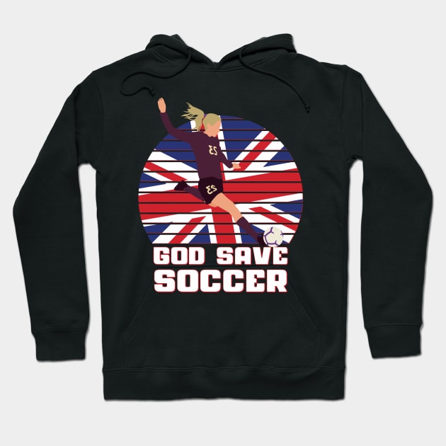 God save soccer Hoodie by Emmi Fox Designs